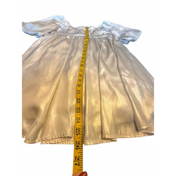 Shop Neighbor by In the Beginning Ivory Balloon Sleeve Dress - Size S - Picture 8 of 12